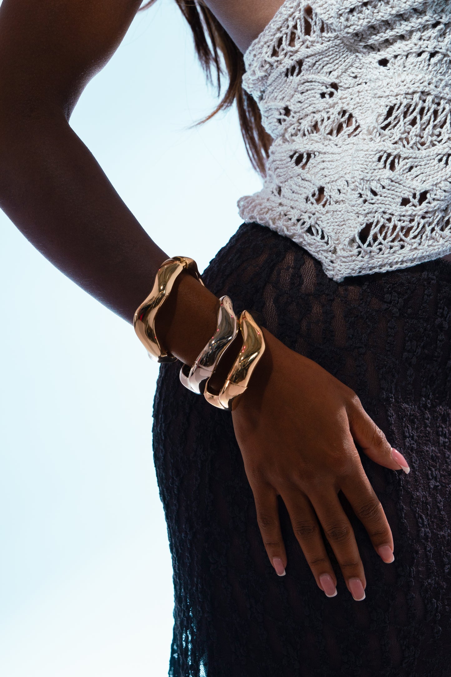 TIDAL WAVE CUFF BRACELET