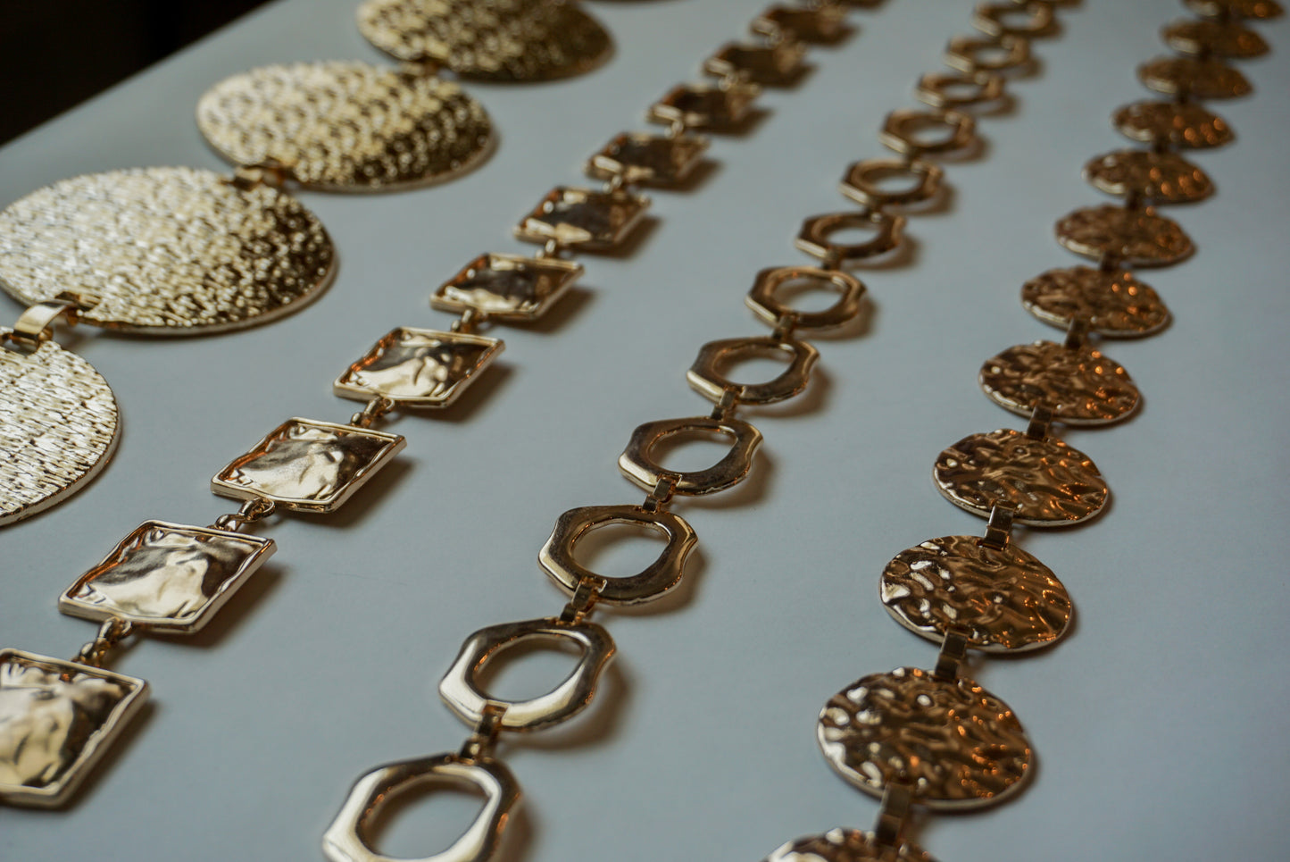 Golden Compass Chain Belt