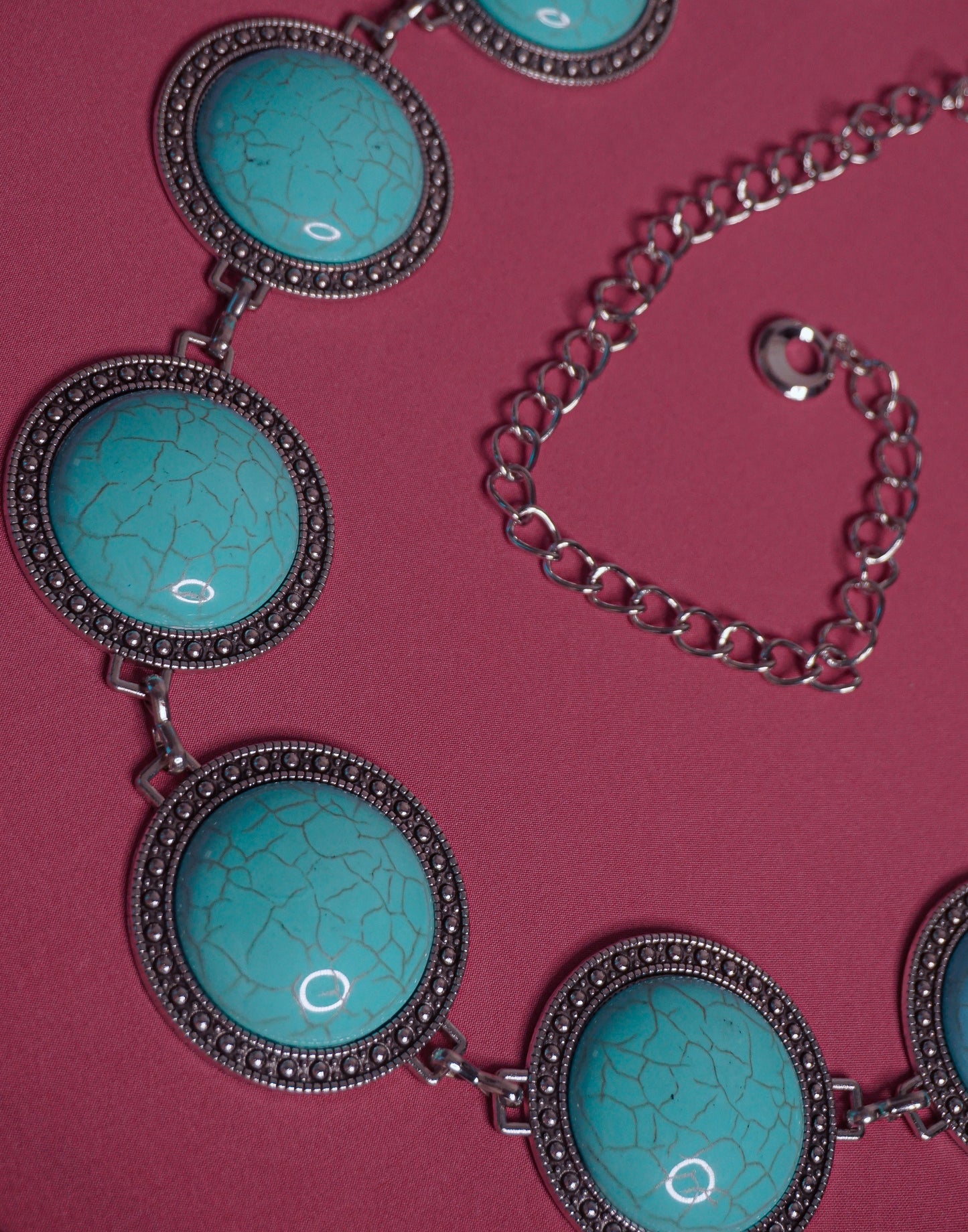 Turquoise Oasis Chain Belt