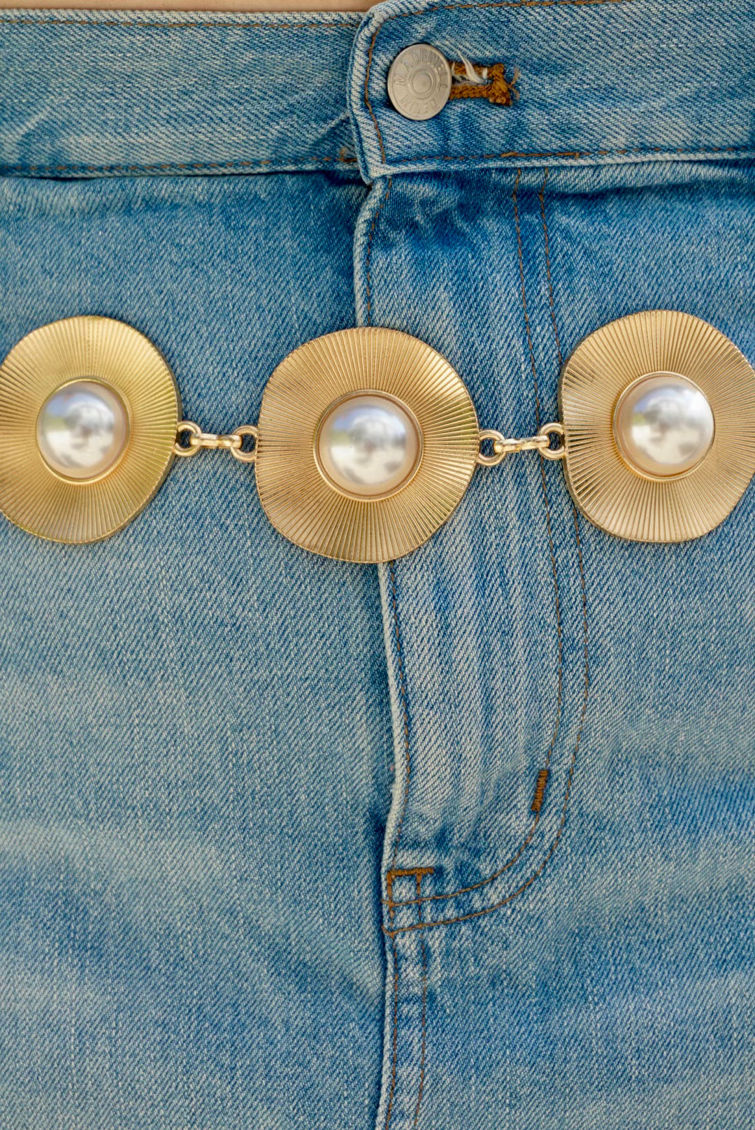 Pearl Golden Hour Chain Belt