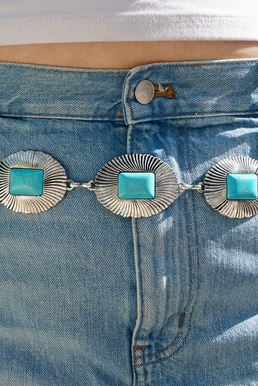 Blue Range Chain Belt