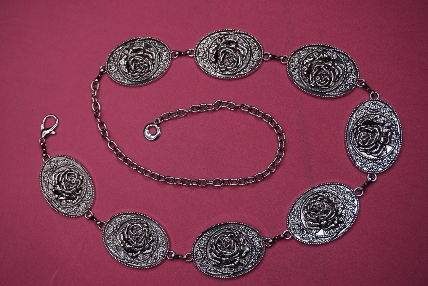 Rebel Rose Chain Belt