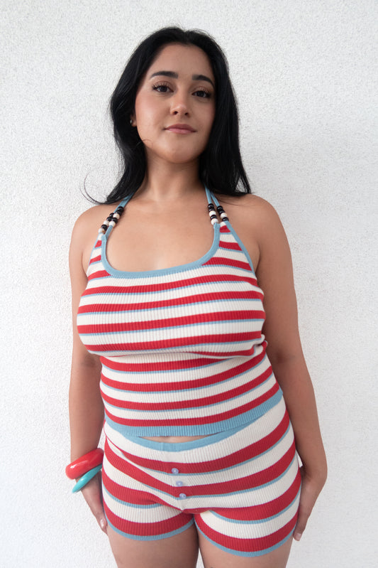 SEASIDE POP KNIT SHORTS