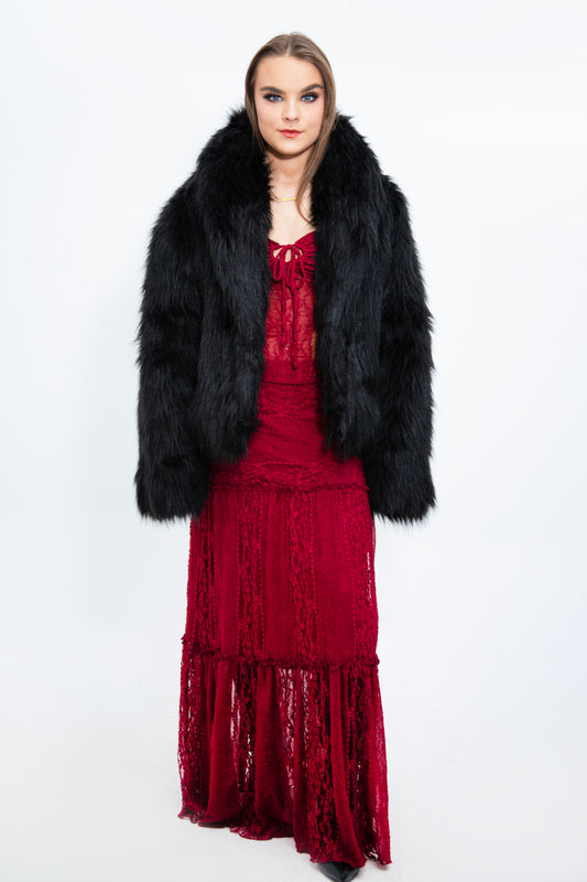 Obsidian Fur Coat