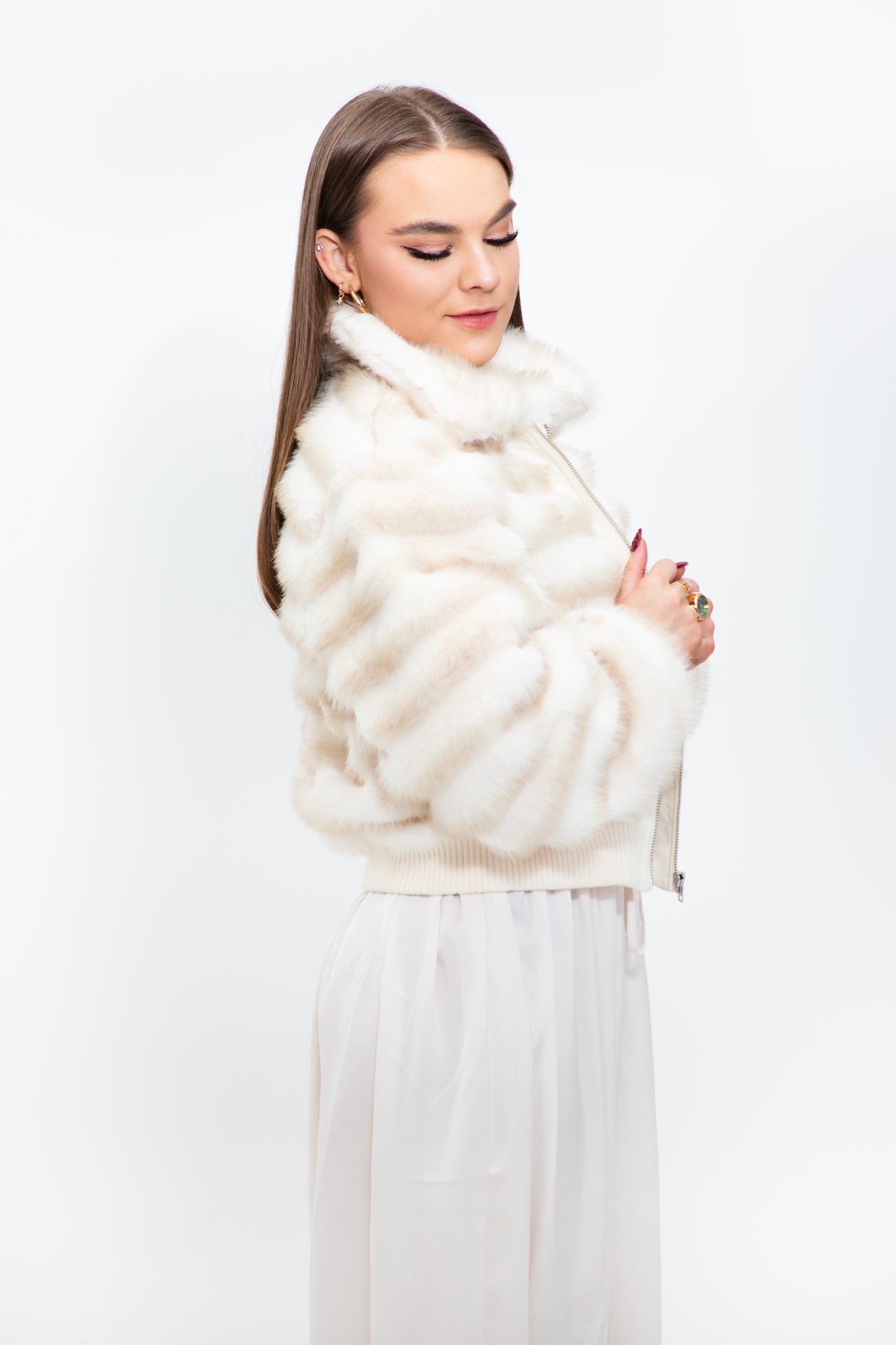 Spotlight Faux Fur Coat