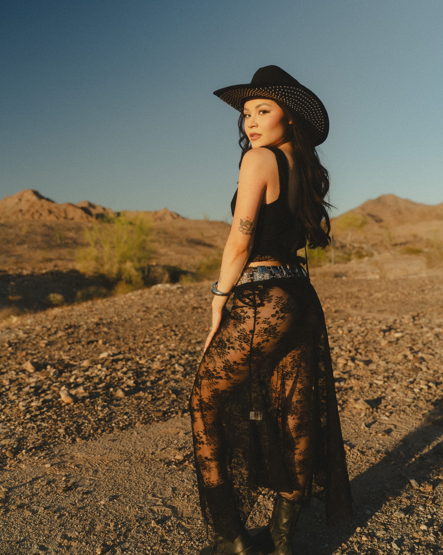 VOYAGE MESH SKIRT