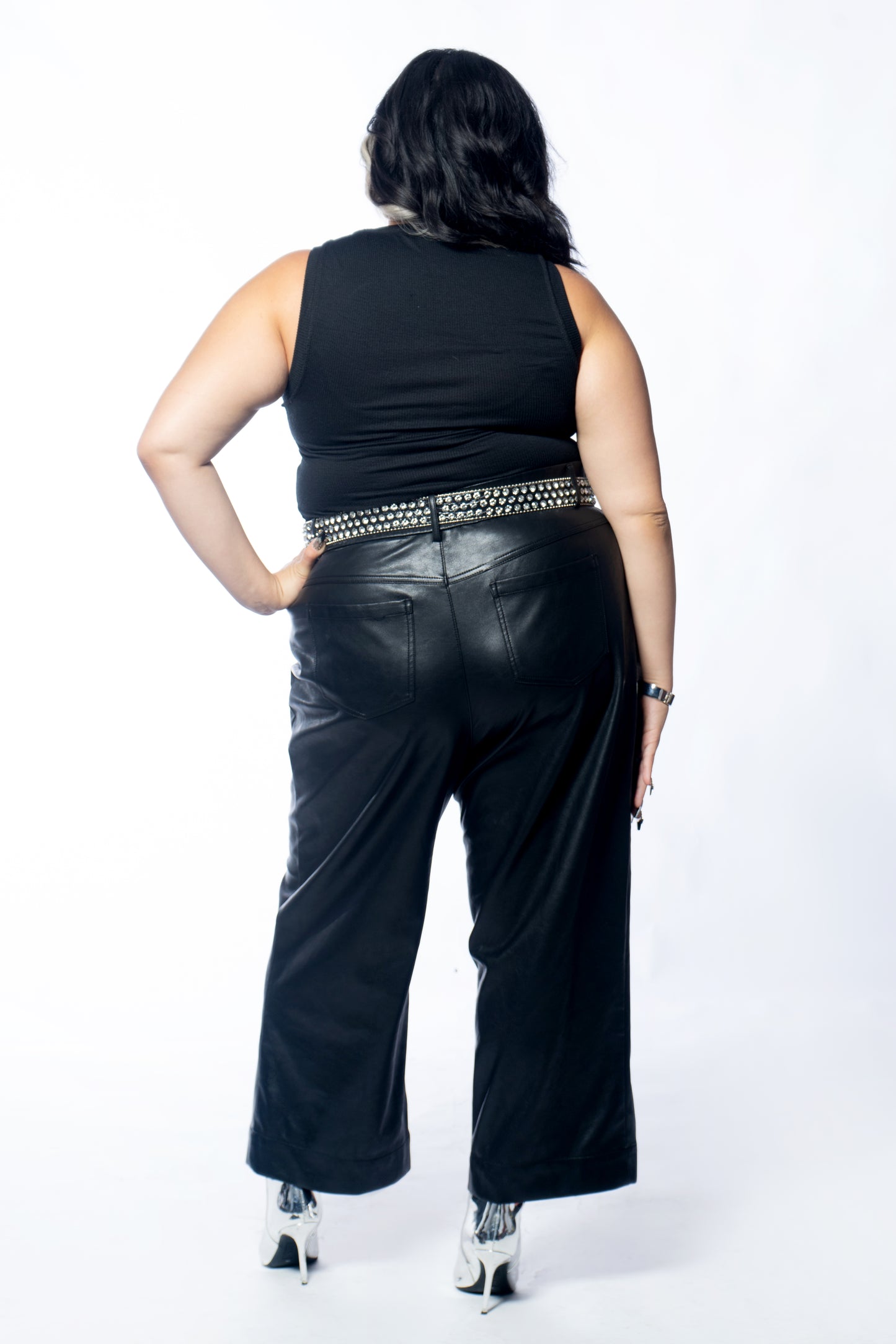 Midnight Leather Trouser