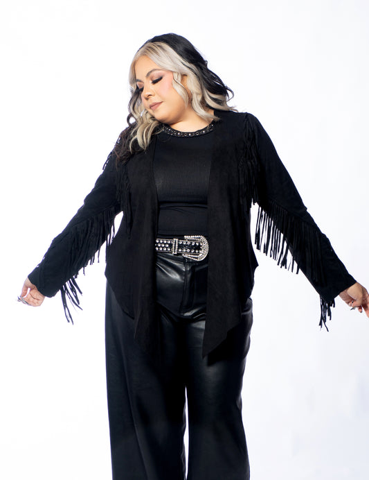 Boho Outlaw Suede Duster