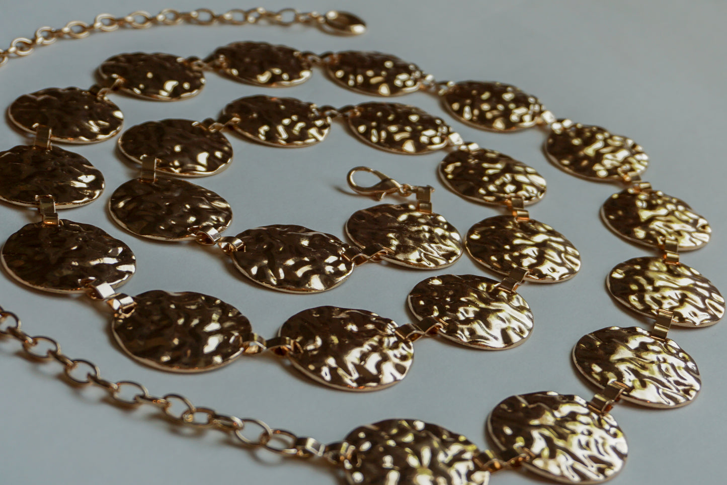 Golden Compass Chain Belt