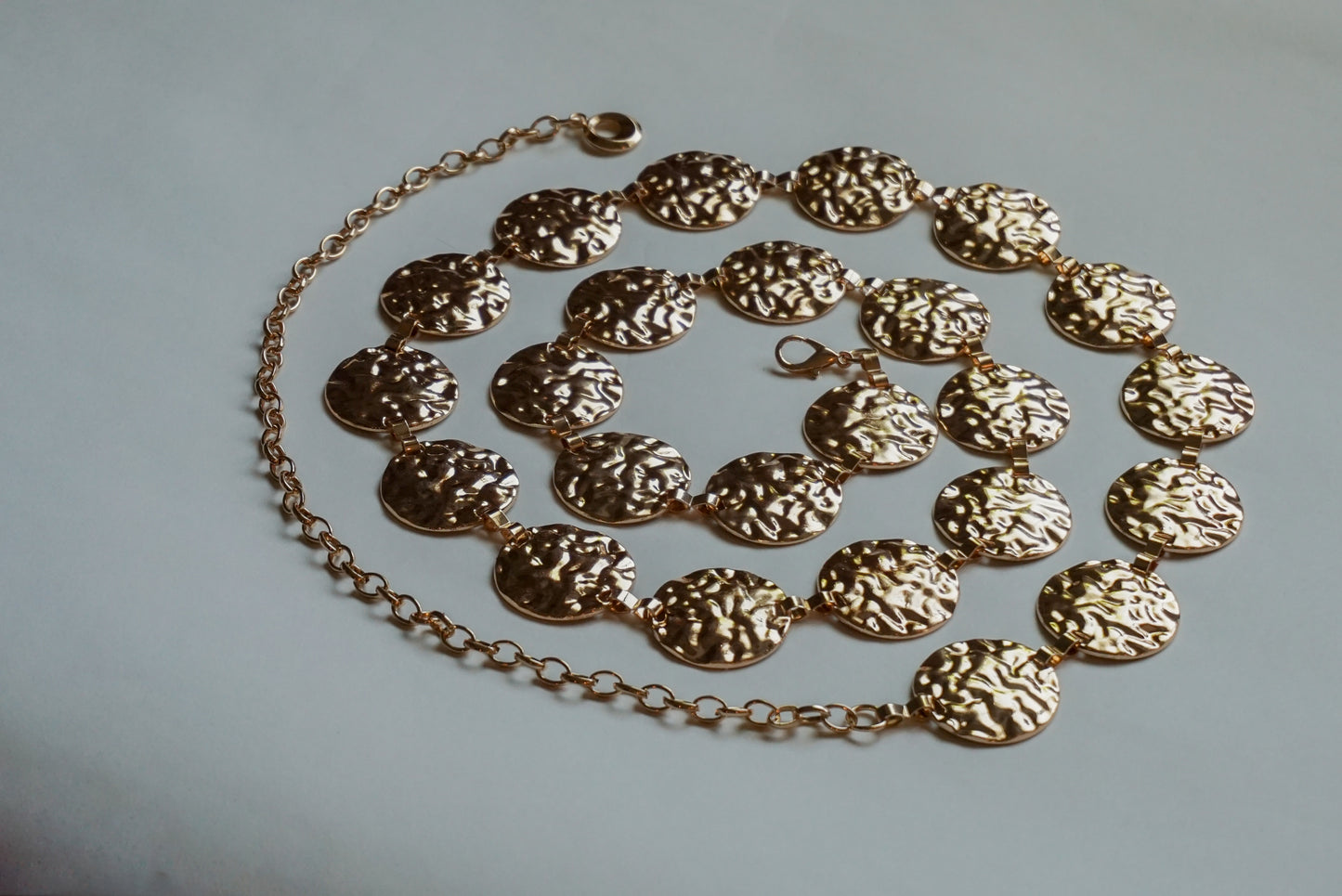 Golden Compass Chain Belt