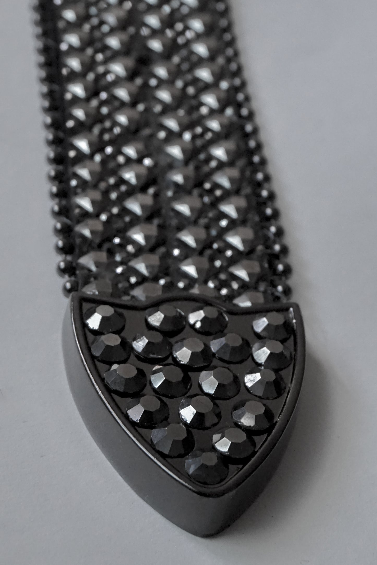Black Charcoal Western Belt- Plus