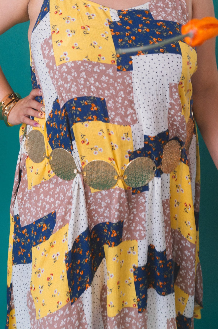 Boho Circle Chain Belt- Plus