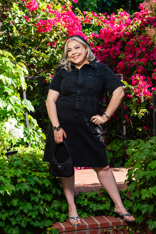 TIDE & TERRA DENIM DRESS