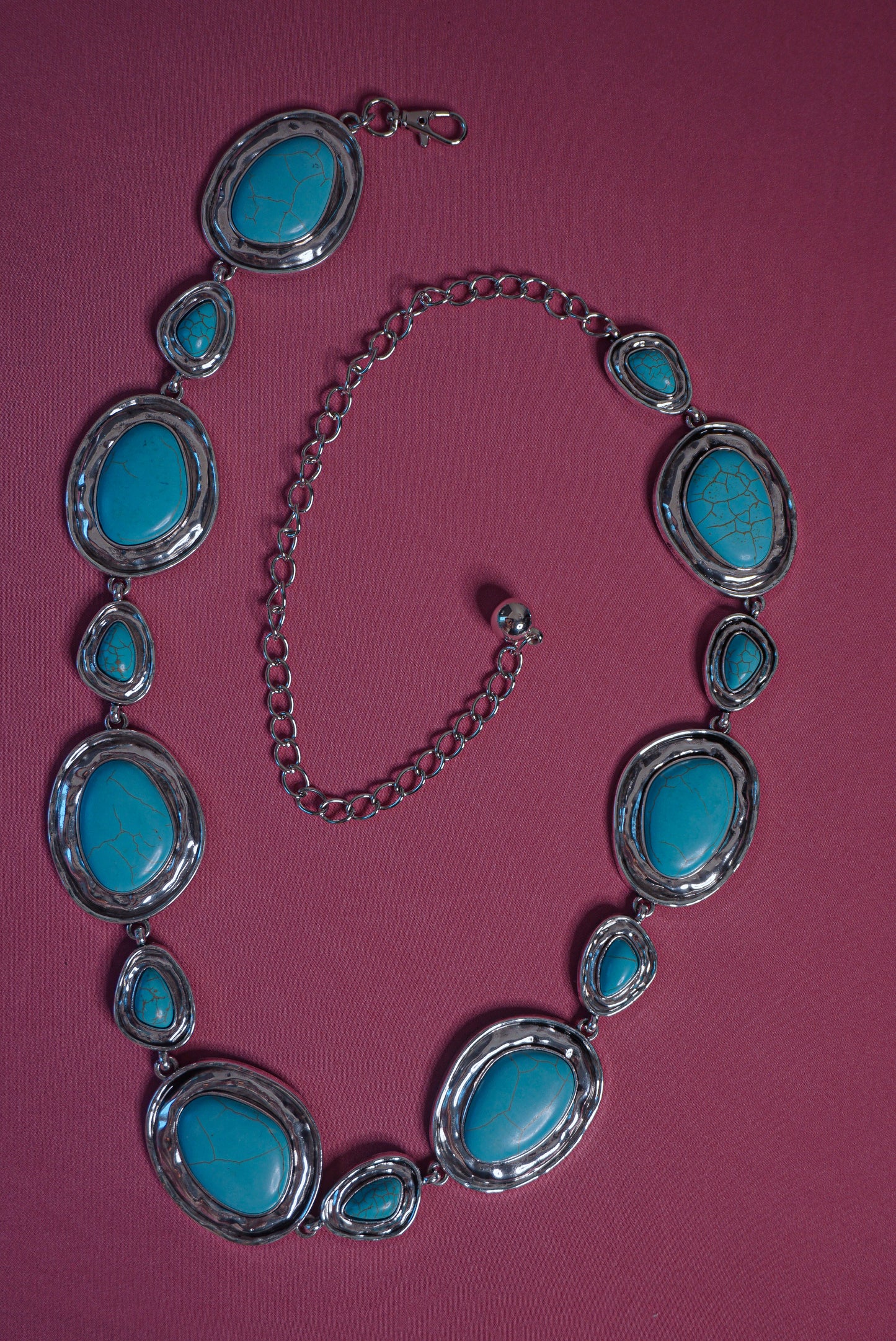 Turquoise Trails Chain Belt