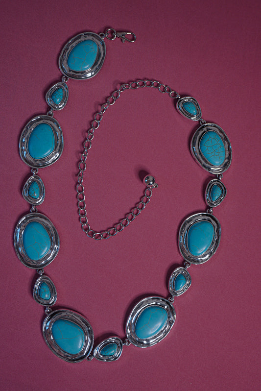 Turquoise Trails Chain Belt