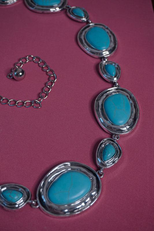 Turquoise Trails Chain Belt