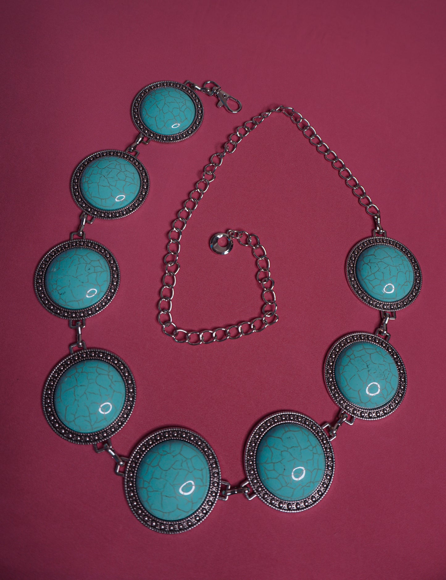 Turquoise Oasis Chain Belt