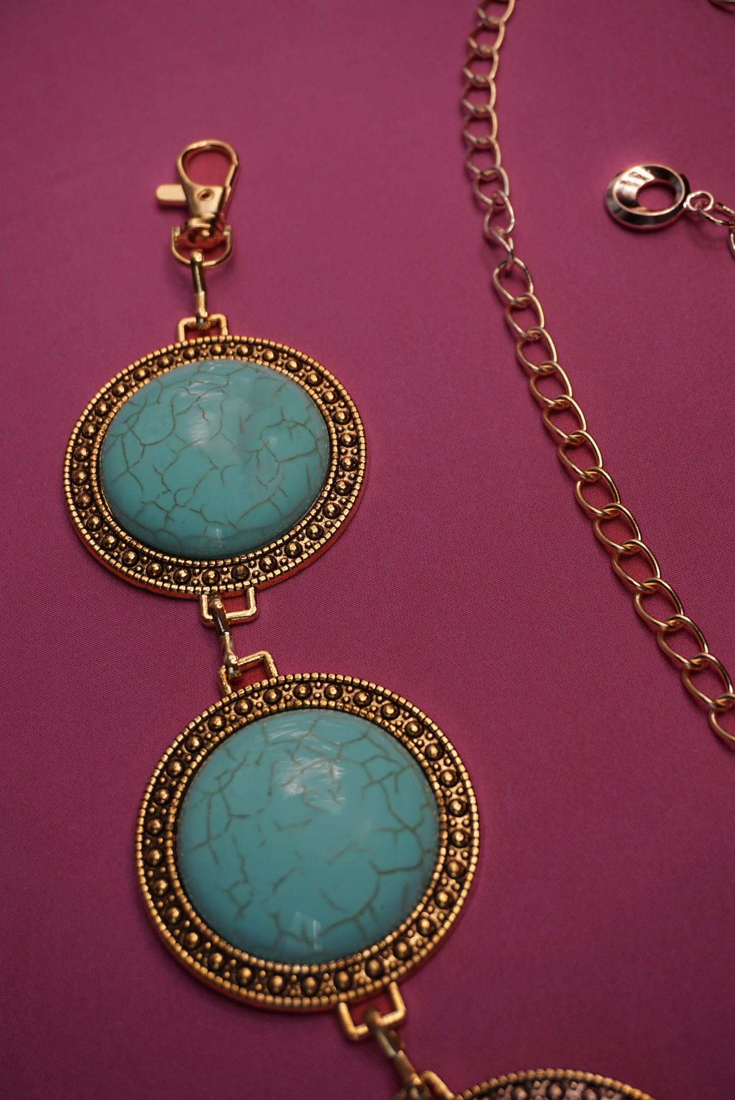 Turquoise Oasis Chain Belt