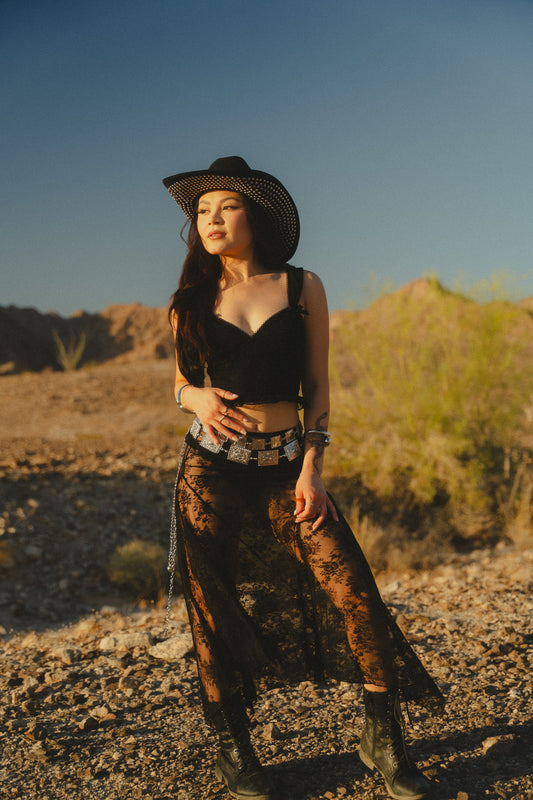 VOYAGE MESH SKIRT