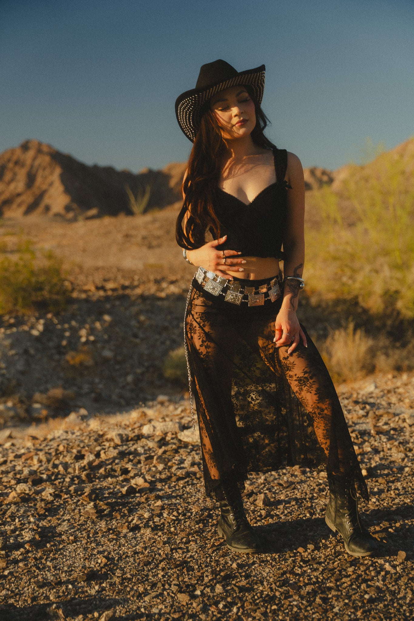 VOYAGE MESH SKIRT