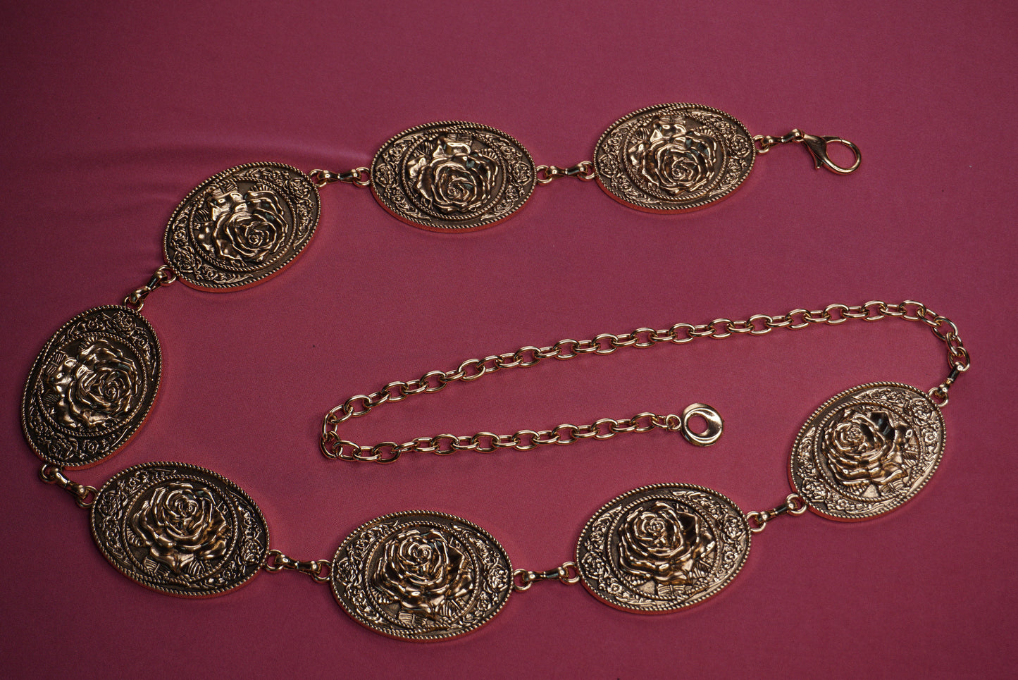 Rebel Rose Chain Belt