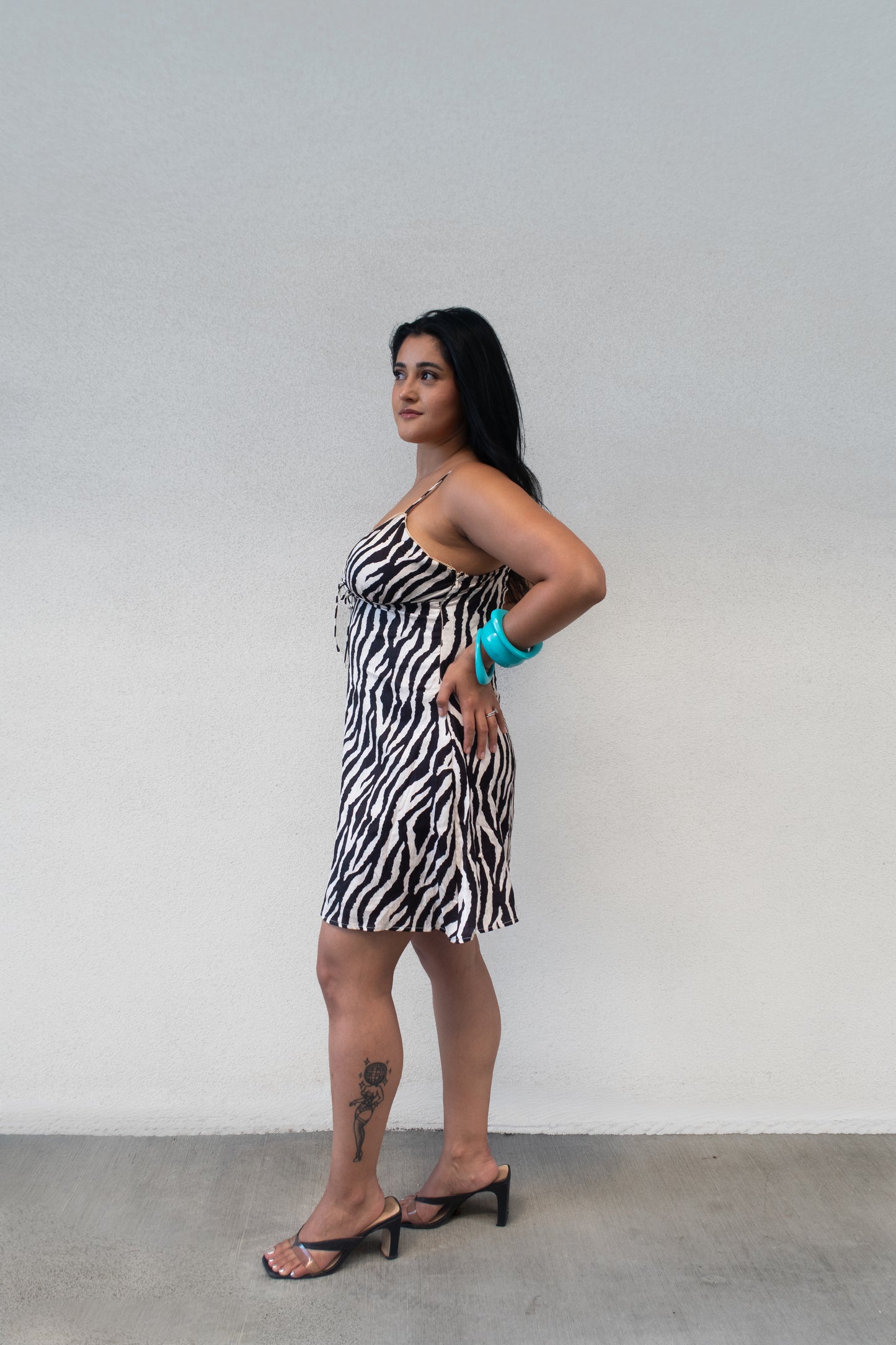 WILD SIDE PRINTED MINI DRESS