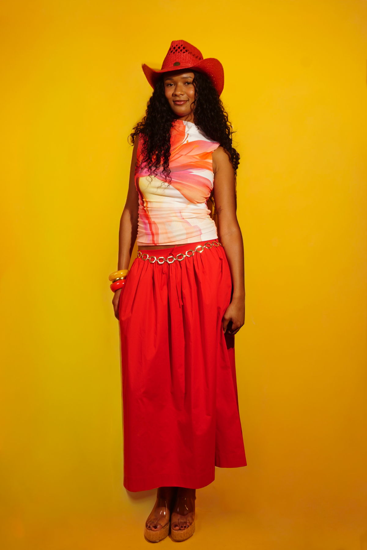 Afterglow Mesh Top