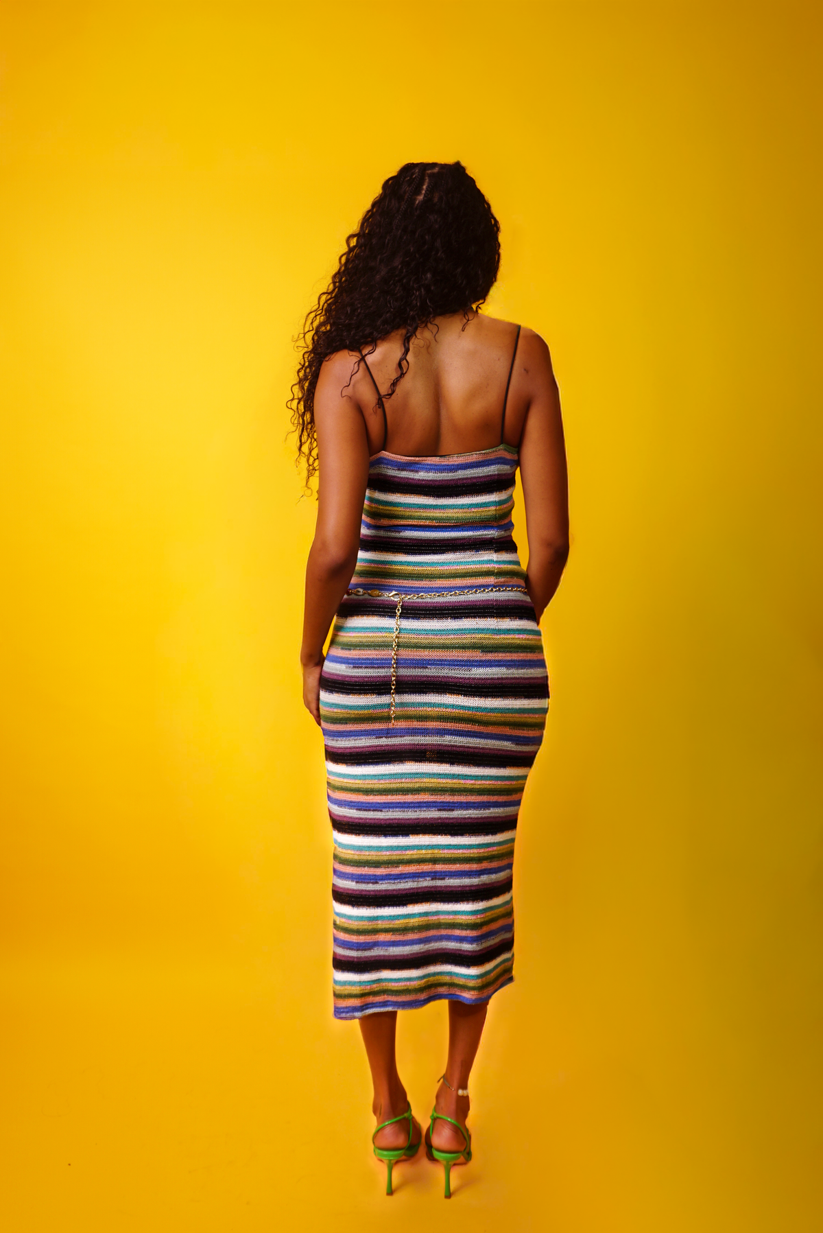 Tropic Crochet Midi Dress