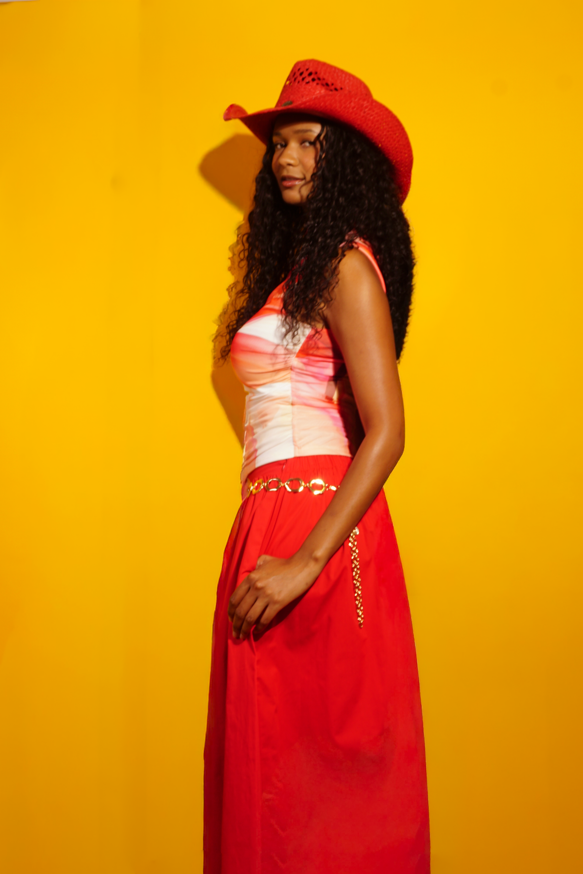Afterglow Mesh Top