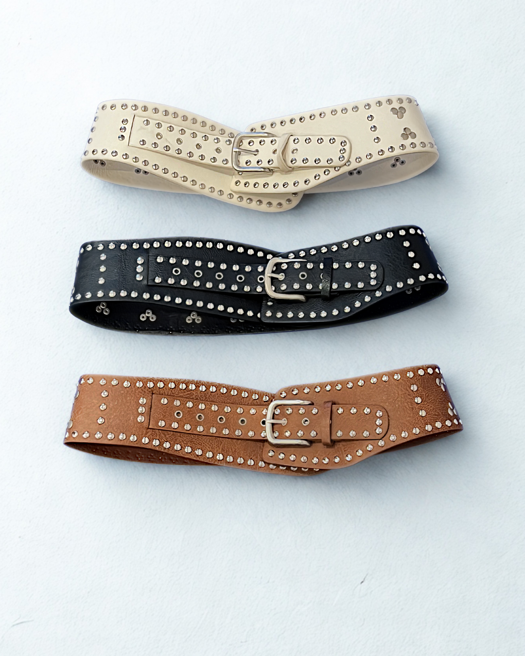 Studded Moto Belt